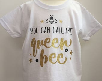 queen bee birthday shirt