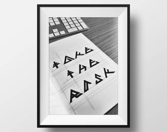 Take The Risk - Hand drawn illustration