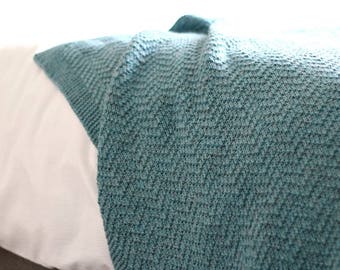 KNITTING PATTERN, Knit Blanket Pattern, Knit Throw Pattern, Baby Blanket Pattern, Knit Baby Blanket, Knit Afghan Pattern, Blanket, Afghan