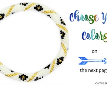 Custom Nepal Roll On Bracelet, Glass Bead Nepal Bracelet, Friendship Bracelet, Personalized Bracelet, Beaded Bracelet, Bangle Bracelet