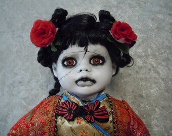 creepy asian doll