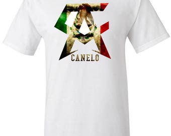 Saul Canelo Alvarez Boxing Men's White T shirt