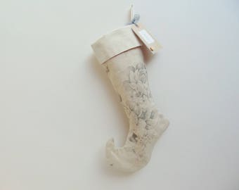 Christmas Stocking Pattern PDF FREE Big Bow Pattern Victorian