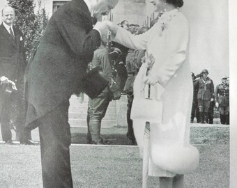 Illustrated News Book GeorgeVI Queen Elizabeth State Visit to France 1936. Monarchy. British Royal Family.