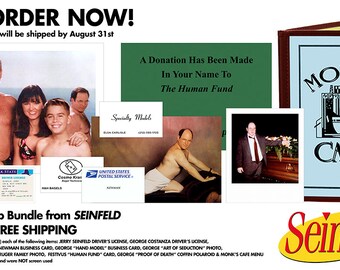 PRE-ORDER *** Seinfeld Replica Prop Bundle - Includes 10 Iconic Items from the Show About Nothing!