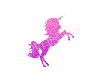 Unicorn SVG, Unicorn Clipart, Glitter Unicorn PNG, SVG Files, Silhouette Files, Cricut Files, Svg Files