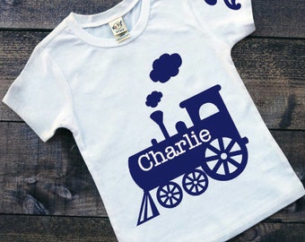 Train Birthday Shirt - Train Shirt - Birthday Shirt - Boy Birthday Shirt