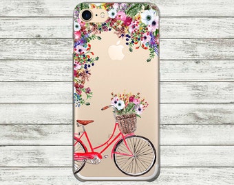 iPhone 7 Plus case bike iPhone 7 bicycle case iPhone 6, 6s transparent case, iPhone 6 plus case, iPhone 5, 5s case, iPhone SE case.