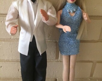 Vintage Barbie and Ken Dolls, going to prom, toys and games, Barbie dolls, Home and Living,Collectibles,1968