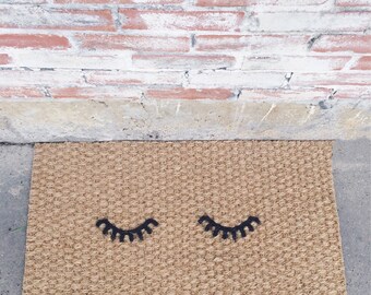 Eyelashes doormat