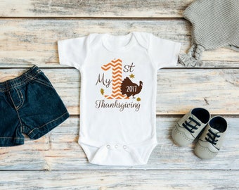 Baby boy Thanksgiving outfits - Baby first Thanksgiving outfit - Thanksgiving outfit - My first Thanksgiving boy - My 1st Thanksgiving
