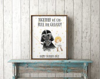 Star Wars Father's Day card fathers Day Darth Vader