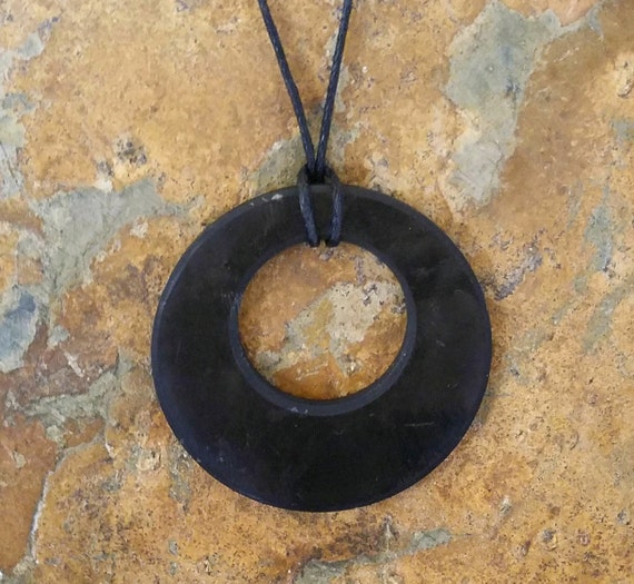 Black Shungite Necklace