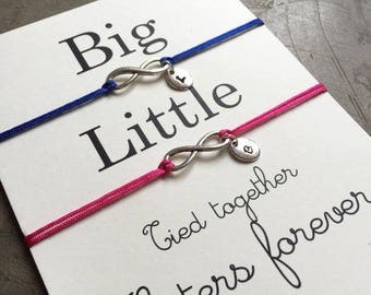 Big little sorority, big little gift, big little bracelet, Friendship Bracelet, Big and little sorority, sorority gifts, Sister gift, A20