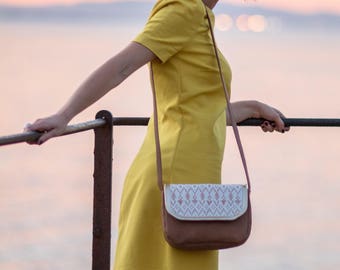 Ethnic pattern "Cristina" shoulder bag