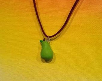 Green Pear Necklace