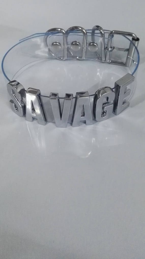 Custom Choker Name Choker Word Choker Custom Collar Name