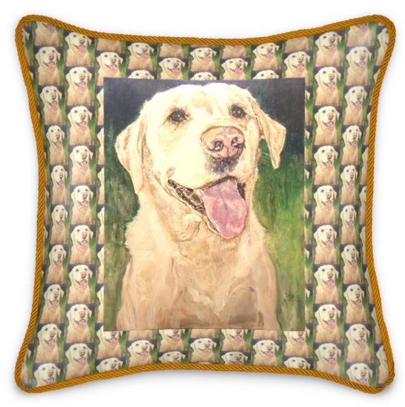 golden retriever cushion