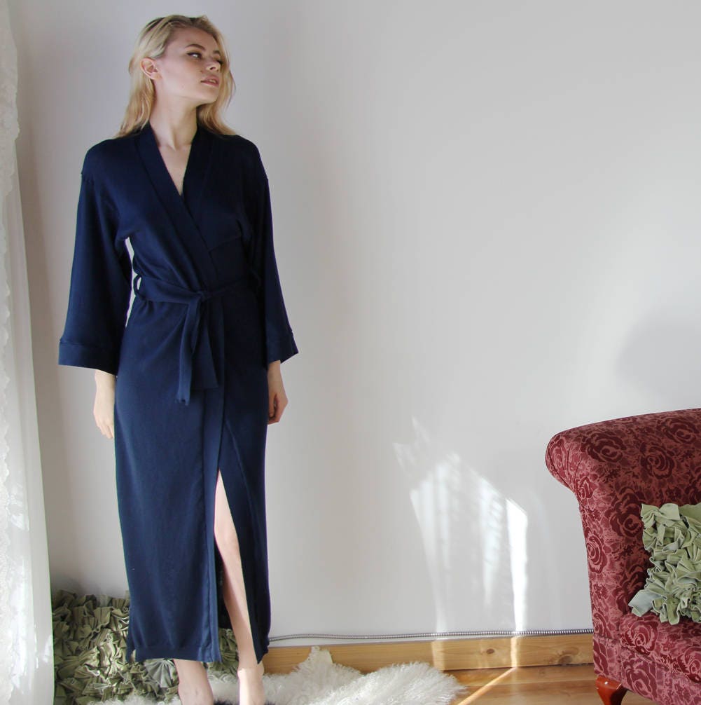 merino bathrobe