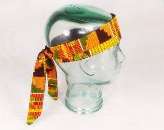 African Headband African Hair Accessories Kente Headband Kente Bandana African Head Wrap African Accessories African Head Scarf african gift