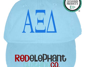 Alpha Xi Delta Hat, Sorority Monogram Baseball Cap, Personalize Baseball Hat, Sorority Gift, Monogram Hat, Embroidered Ball Cap, Monogrammed