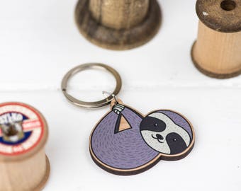 Sloth Keyring - Sloth Keychain - Sloth - Sloth gift - Sloth Accessory - Sloths