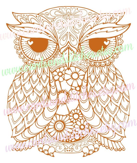 Download Mandala Layered Owl Svg - Layered SVG Cut File - Of The ...