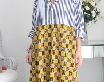 Robe chemise imprimé ethnique