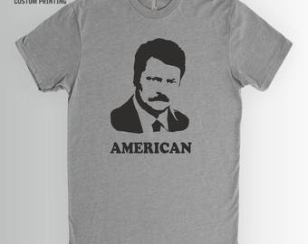 Ron Swanson Shirt | Parks & Rec, Ron Swanson, American