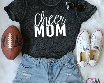 Cheer Mom Shirt, Cheer Mama, Cheer Mom, Cheer Coach Shirt, Glitter Cheer Mom, Cheerleader Shirt, Custom Cheer Shirts