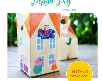 Peppa pig Favor box