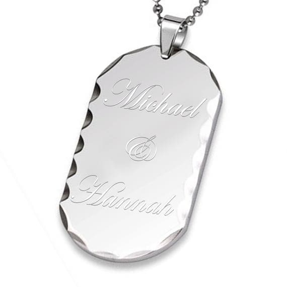 Personalized Dog Tag With Free Engraving Stainless Steel