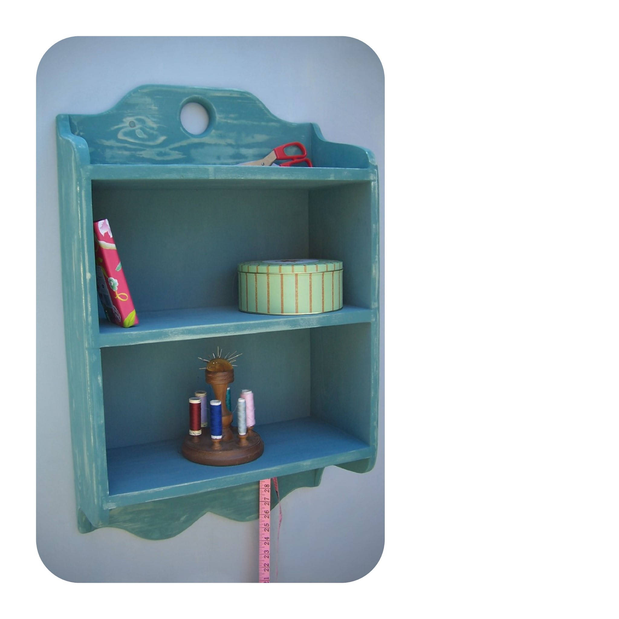 handmade vintage style shelves in chunky natural eco wood