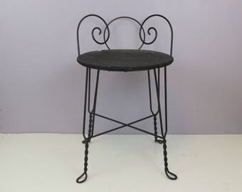 Metal vanity chair | Etsy Metal vanity chair | Etsy
