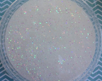 UNICORN HORN SLIME/ Glittery iridescent 8oz clear slime/ Fairy, Mermaid, Unicorn Fantasy/Magical collection/ Therapy tool stress relief