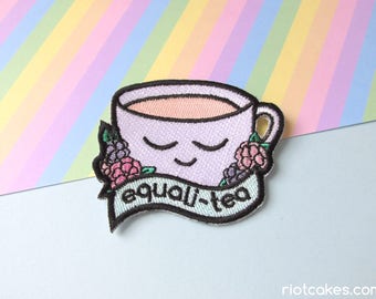 Equali-Tea Embroidered Patch