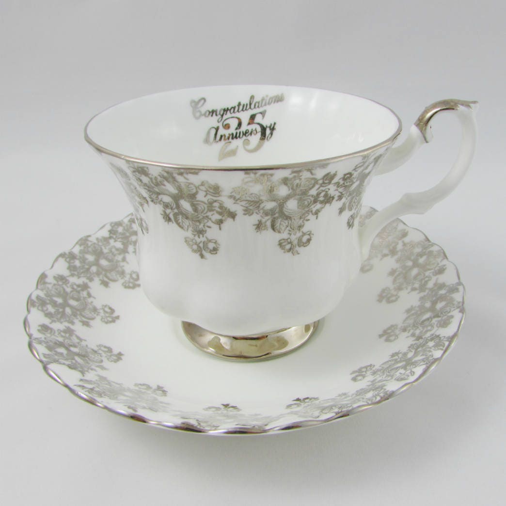 Vintage Royal Albert Tea Cup and Saucer Congratulations