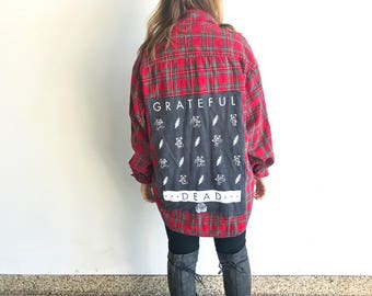 grateful dead flannel shirt