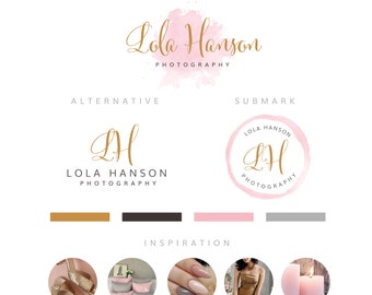 Premade Branding Kit | Logo Branding Package | Premade Logo Design | Business Card Design | Calligraphy Logo | Handwritten Logo