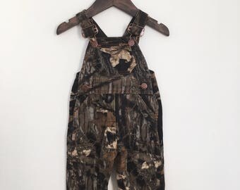 Vintage J. Tuohys Real Tree Camouflage Overalls, 12M