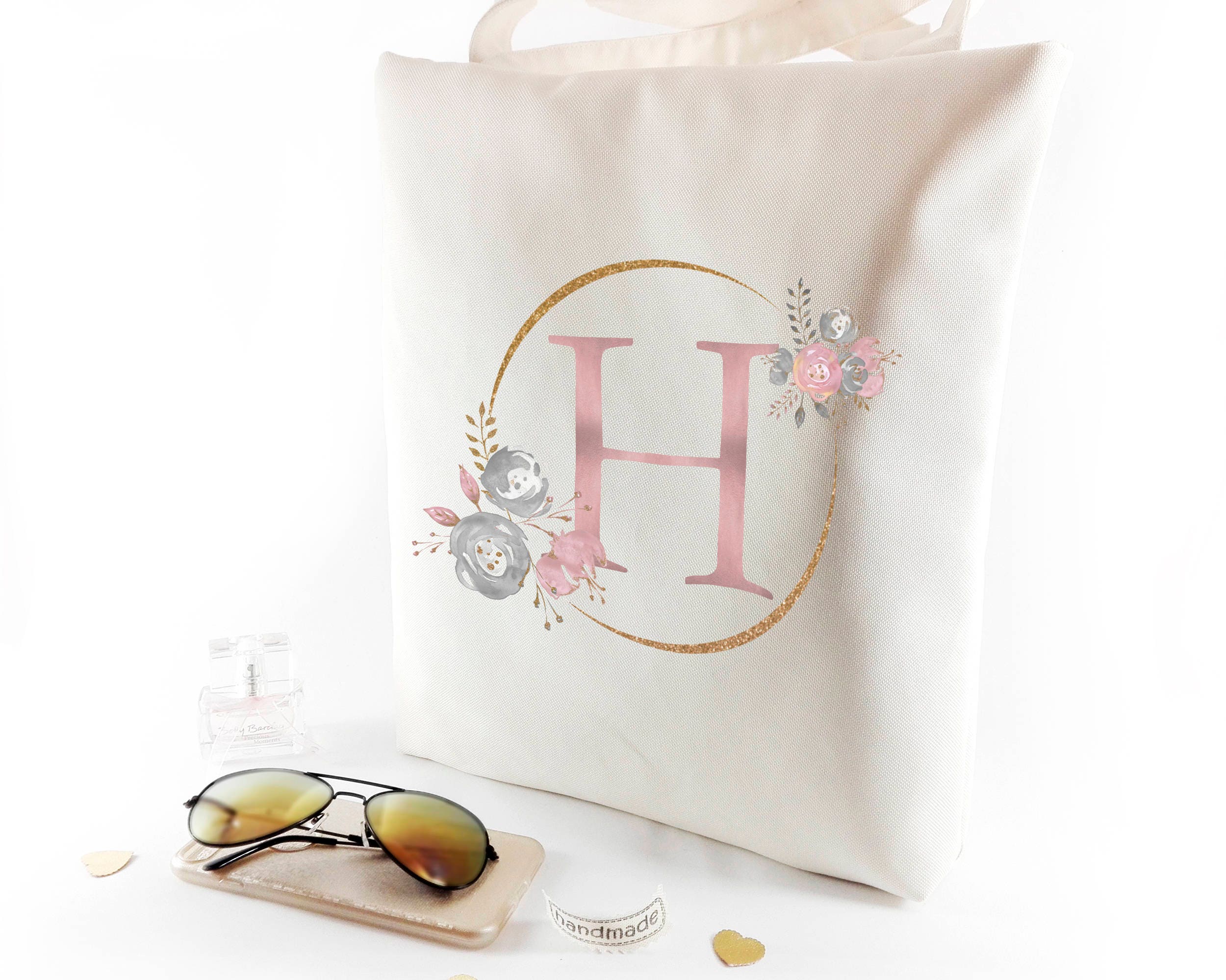 Personalized bridal party bag Bridesmaid totes Canvas bag
