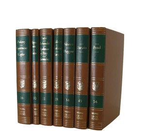 Decorative Books, Old Books, Vintage Books for Interior Design and Home Decor, Great Books of the Western World