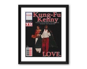 Kendrick Lamar Kung Fu Kenny #9 LOVE. Comic Print