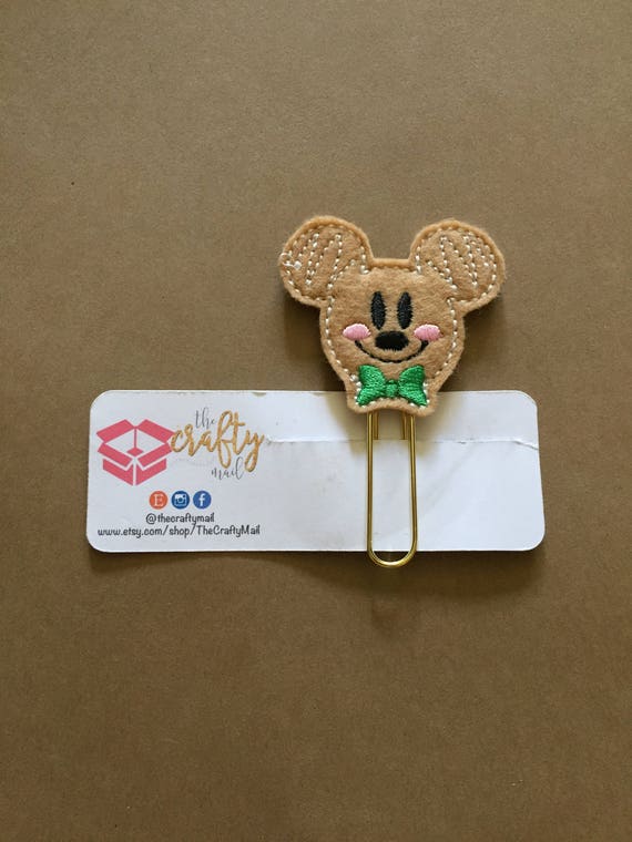 Ginger Mouse planner Clip/Planner Clip/Bookmark. Gingerbread Planner Clip. Ginger Boy Planner Clip. Christmas Planner Clip