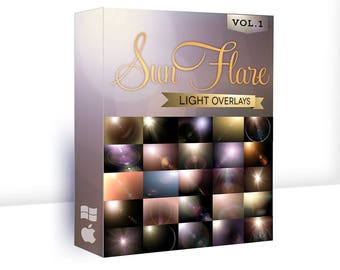 Sun Flare Light Overlays