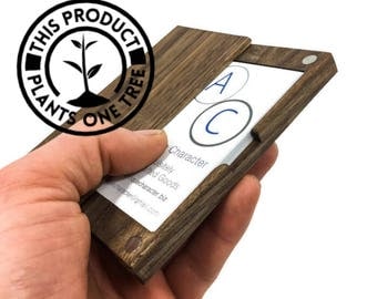 Business Card Case wood business card case wood Business card holder business card holder walnut business card case