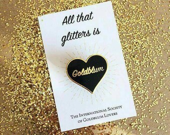 Goldblum Heart Enamel Pin