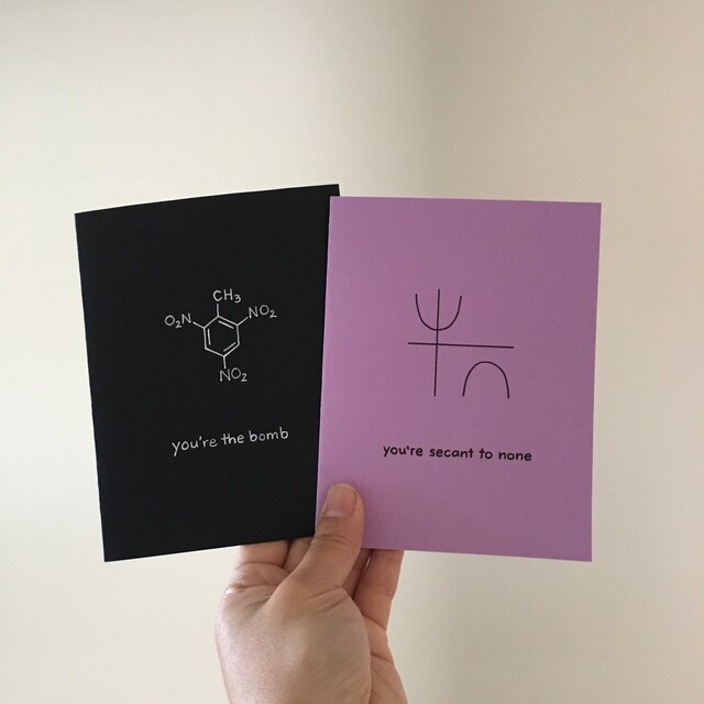Chemistry molecules & compounds on cards buttons von thechemisttree