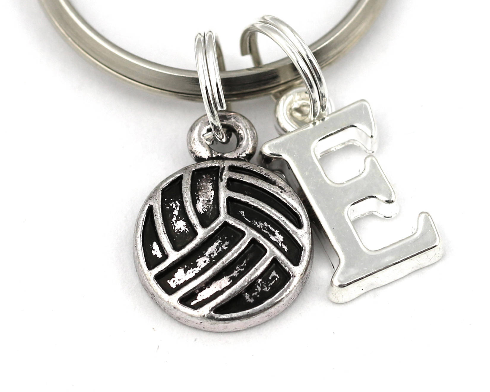 Volleyball Key Ring Personalized Volleyball Keychain Senior