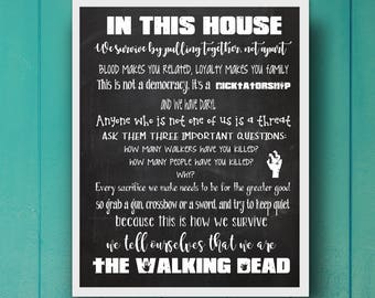 In This House We Do The Walking Dead, Walking Dead Home